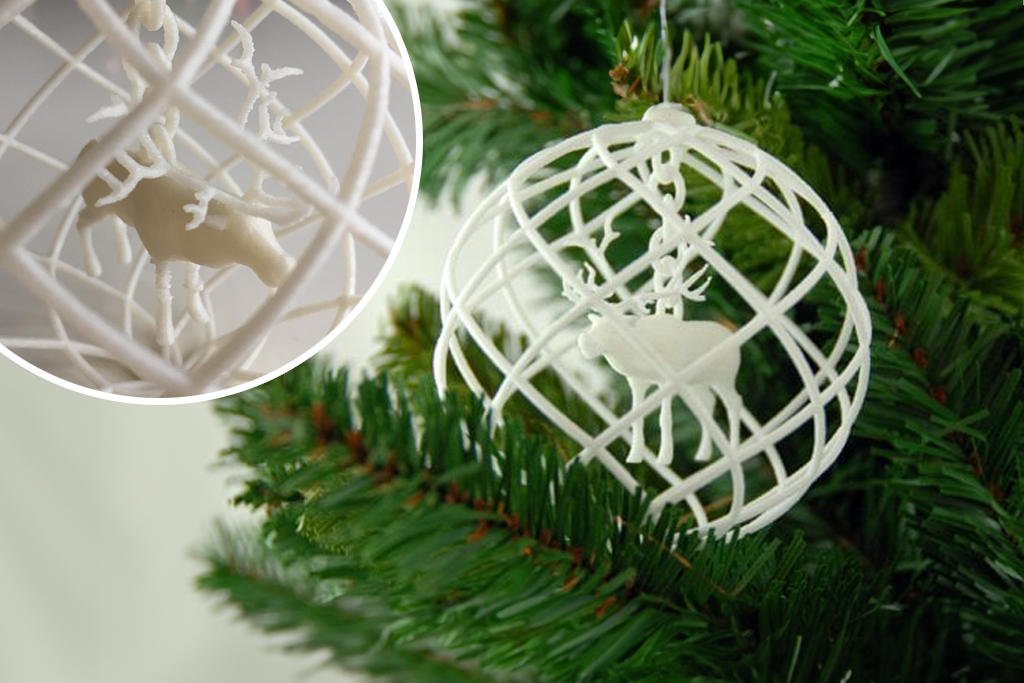 δημιουργικά δώρα Χριστουγέννων - 3d printed reindeer