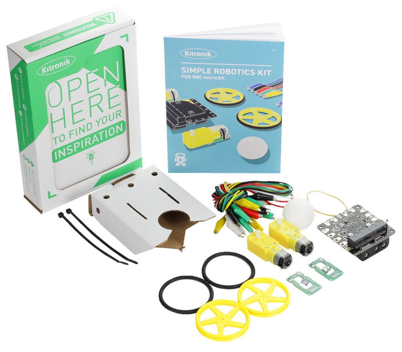 kitronik simple robotics kit for microbit