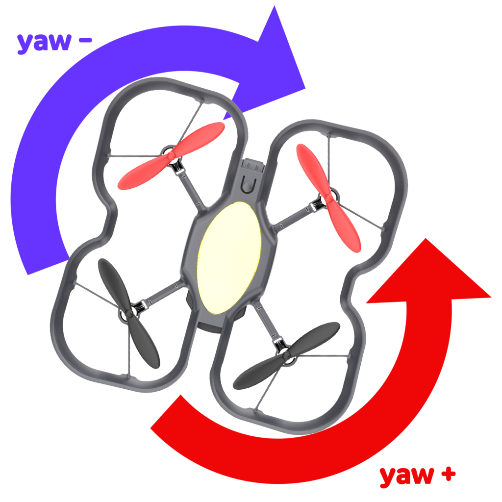 codrone edu yaw