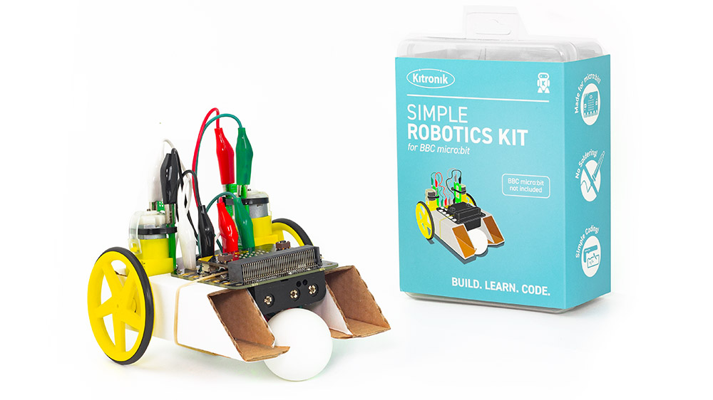 kitronik simple robotics kit for microbit box